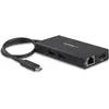 Bild von StarTech Usb-c Multifunction Adapter (USB-C, 2 Ports), Dockingstation + USB Hub, Schwarz
