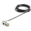 Bild von StarTech LTLOCKNANO Laptopschloss (2m Kabel, Nano lock, individuell wählbare Kombination, Notebook Security, Schwarz