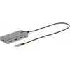 Bild von StarTech COM USB-C Triple-Monitor Multiport Adapter HDMI/DisplayPort USB Hub 3-Port 10Gbps USB Hub P (USB-C, 6 Ports), Dockingstation + USB Hub, Grau
