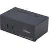 Bild von StarTech .com P2ADDH462-KVM-SWITCH, 3840 x 2160 pixels, 4K Ultra HD, 36 W, Black, KVM Switch, Schwarz