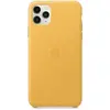 Bild von Apple Leder Case (Apple iPhone 11 Pro Max), Smartphone Hülle, Gelb