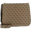 Bild von Guess, Damen, Handtasche, Umhängetasche Meridian Shoulder Bag Logo, Braun