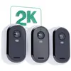 Bild von Arlo Essential 2K Outdoor Camera (2560 x 1440 Pixels), Netzwerkkamera, Weiss, Schwarz