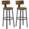 Bild von Vasagle, Barhocker, 2 Barhocker LBC026B01V2 braun