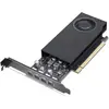 Bild von Lenovo NVIDIA RTX A400 4GB 4xmini-DP GDDR6 Graphics Card (4 GB, GDDR6), Grafikkarte, Schwarz