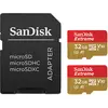 Bild von Sandisk microSDHC ActionSC 32GB 2x Extr.100MB (32 GB, microSDHC, U3, UHS-I), Speicherkarte, Rot, Gold