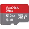 Bild von Sandisk Ultra (512 GB, microSDXC, UHS-I), Speicherkarte, Rot, Grau