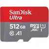 Bild von Sandisk 512 GB MicroSDXC Ultra 150MB card only (512 GB, microSDXC, U1, UHS-I), Speicherkarte, Rot, Grau