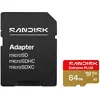 Bild von Sandisk microSDXC Extreme Plus 64GB (UHS-I, R200MB/s / W90MB/s, 5K, 4K UHD) (64 GB, microSDXC, U3, UHS-I), Speicherkarte