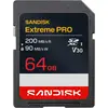 Bild von Sandisk Extreme Pro (64 GB, SDXC, U3, UHS-I), Speicherkarte, Rot, Schwarz