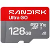 Bild von Sandisk Ultra Go (128 GB, microSDXC, SDXC, U1, UHS-I), Speicherkarte, Rot, Grau