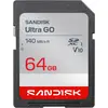 Bild von Sandisk Ultra Go (64 GB, SDXC, U3, UHS-I), Speicherkarte, Grau, Schwarz, Rot