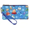 Bild von Geldbeutel Loungefly Disney Stitch Camping Cuties zipper wrislet Blau 20x10,6 cm