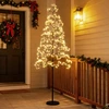 Bild von Costway LED Lichterbaum 150 cm Leuchtbaum mit 1000 warmweißen Leuchten LED Baum Innen Lichterzweige mit Zemenständer