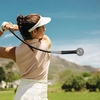 Bild von Costway Golfschwungtrainer-Hilfe 80cm Golf Trainingshilfe mit Gewichts-Kopf für Griff Rhythmus Flexibilität Balance Grau