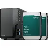 Bild von Synology Serveur NAS DiskStation DS225+ - 24To (2x12To) HDD Plus (2 x 12 TB), NAS, Schwarz