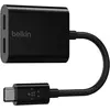 Bild von Belkin RockStar (USB-C, 3.5mm Klinke, USB-C), Mobilgerät Adapter, Schwarz