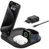Bild von Belkin BoostCharge 3-in-1 Qi2 Ladestation (15 W), Wireless Charger, Schwarz