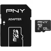 Bild von PNY Performance Plus inkl. Adapter (128 GB, microSDXC, U1, UHS-I), Speicherkarte, Schwarz