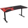 Bild von Arozzi Arena (160 x 82 cm), Gaming Tisch, Schwarz, Rot