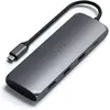Bild von Satechi Hybrid Multiport (USB-C, 7 Ports), Dockingstation + USB Hub, Grau