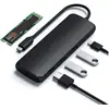 Bild von Satechi Hybrid Multiport (USB-C, 1 Port), Dockingstation + USB Hub, Schwarz