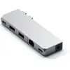 Bild von Satechi Dual USB-C Pro Hub Mini (USB-C, 5 Ports), Dockingstation + USB Hub, Silber