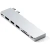 Bild von Satechi Pro Hub Slim (USB-C, 7 Ports), Dockingstation + USB Hub, Grau