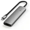 Bild von Satechi Slim 7 (USB-C, 7 Ports), Dockingstation + USB Hub, Schwarz