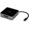 Bild von OWC Atlas Dual CFexpress + SD Card Reader (USB 3.2 Gen 2, USB-C), Speicherkartenlesegerät, Grau, Schwarz