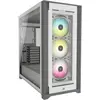 Bild von Corsair iCUE 5000X RGB TG (ATX, E-ATX, mATX, Mini-ITX), PC Gehäuse, Weiss