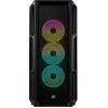 Bild von Corsair iCUE 5000T RGB (ATX, E-ATX, mATX, Mini-ITX), PC Gehäuse, Schwarz
