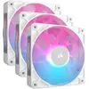 Bild von Corsair iCUE LINK RX120 RGB (120 mm, 3x), PC Lüfter, Weiss
