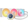 Bild von Corsair iCUE LINK TITAN 360 RX LCD White, CPU Wasserkühler, Weiss