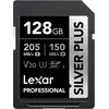 Bild von Lexar Professional SILVER PLUS (128 GB, SDXC, U3, UHS-I), Speicherkarte, Schwarz, Silber