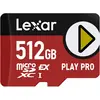 Bild von Lexar Play Pro (512 GB, microSD Express, U3, UHS-I), Speicherkarte, Rot, Schwarz