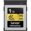 Bild von Lexar Professional Gold 4.0 (1000 GB, CFexpress Typ B), Speicherkarte, Mehrfarbig, Gold