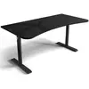 Bild von Arozzi Arena - Bureau Gaming - Gunmetal - Gris Foncé, Gaming Tisch, Grau, Schwarz