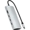 Bild von Satechi ST-P8KES (USB-C, 8 Ports), Dockingstation + USB Hub, Grau, Silber