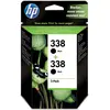 Bild von HP, Druckerpatrone, 338 Doppelpack (BK)