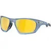Bild von Oakley, Herren, Sportbrille, Lateralis - Sonnenbrille (MT Transparent Abyss, Prizm 24K polarisiert), Blau
