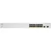 Bild von Cisco PoE+ Switch CBS220-16P-2G 18 Port (18 Ports), Netzwerk Switch, Grau, Weiss