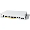 Bild von Cisco Catalyst 1200 8p GE Full PoE 2x1G Combo (10 Ports), Netzwerk Switch, Weiss