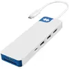 Bild von Hyper HyperDrive Flex 8 Port USB-C (USB-C, 8 Ports), Dockingstation + USB Hub, Weiss, Blau