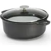 Bild von de Buyer Choc Extreme Bratentopf Antihaft mit Glasdeckel, Induktion, Pfanne + Kochtopf, Schwarz