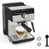 Bild von Krups XP381B, Siebträgermaschine, Schwarz, Grau