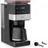 Bild von Krups KM 8428 Grind Aroma XL, Filterkaffeemaschine, Silber, Schwarz