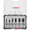 Bild von Bosch Professional Zubehör, Fräser, 6-teiliges Nutfräser-Set, 6-mm-Schaft für Handfräsen