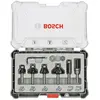 Bild von Bosch Professional Zubehör, Fräser, 6-teiliges Rand- und Kantenfräser-Set, 6-mm-Schaft für Handfräsen