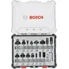 Bild von Bosch Professional Zubehör, Fräser, 15-teiliges Fräser-Set, 6-mm-Schaft für Handfräsen
